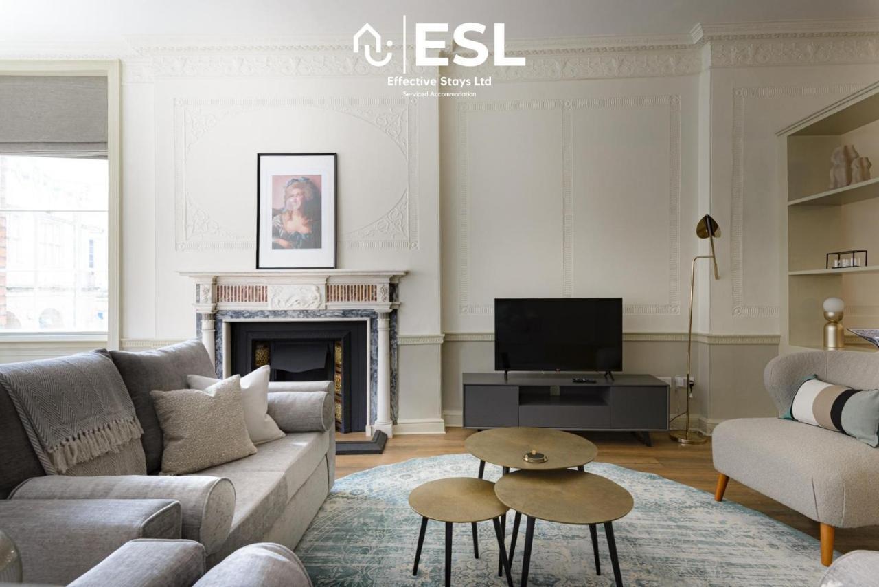 Most Central Luxury Grade 2 Listed Apartment Overlooking Shrewsbury Square - Free Parking מראה חיצוני תמונה